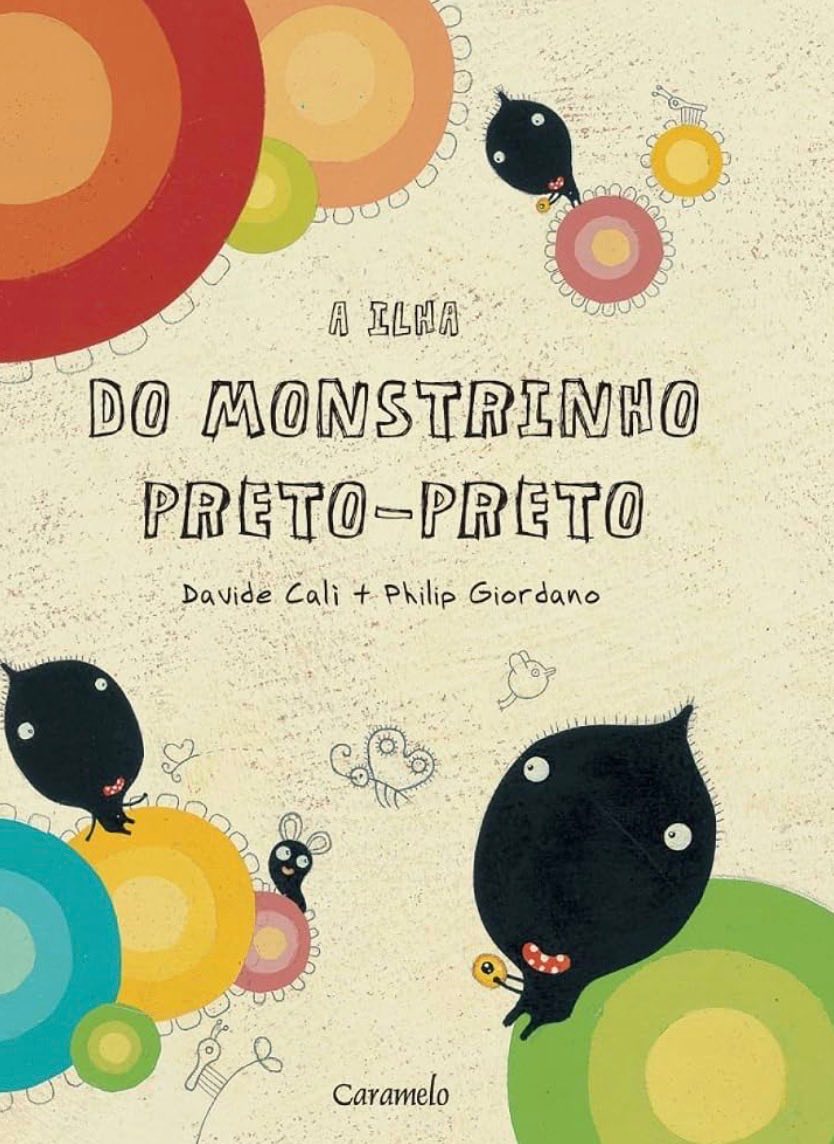 Capa de A ilha do monstrinho Preto-Preto