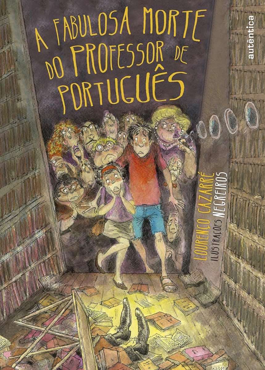 Capa de A fabulosa morte do professor de português