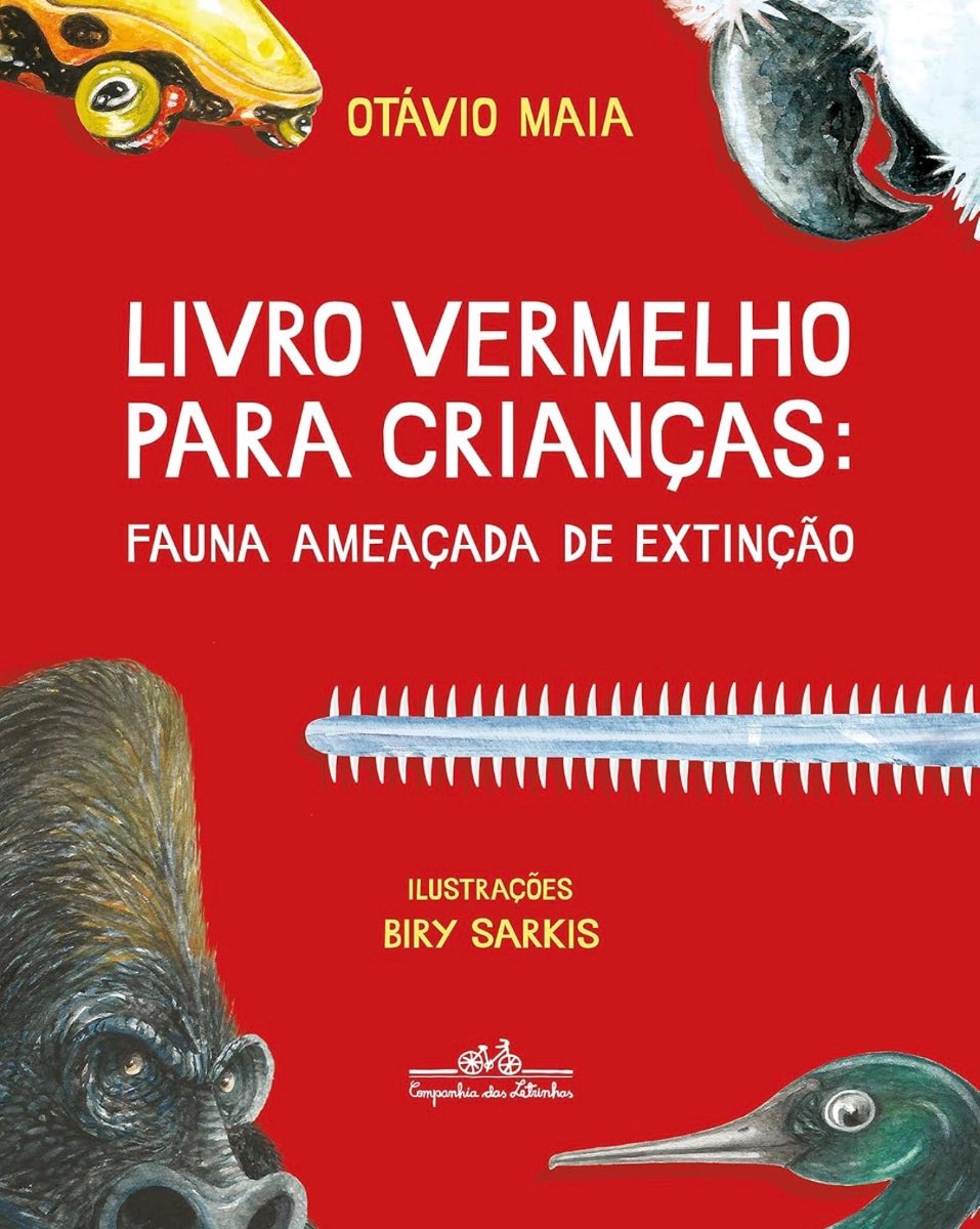 Capa de Livro vermelho para crianças
