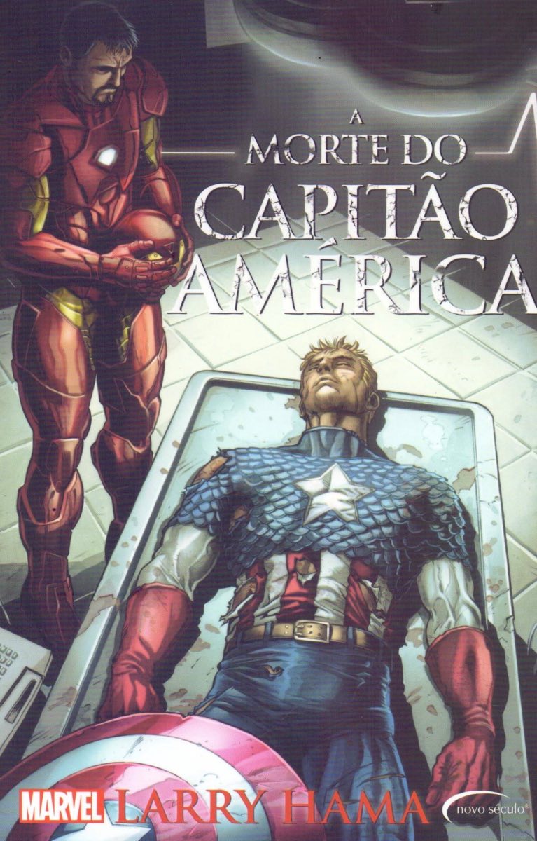 Capa de A morte do Capitão América