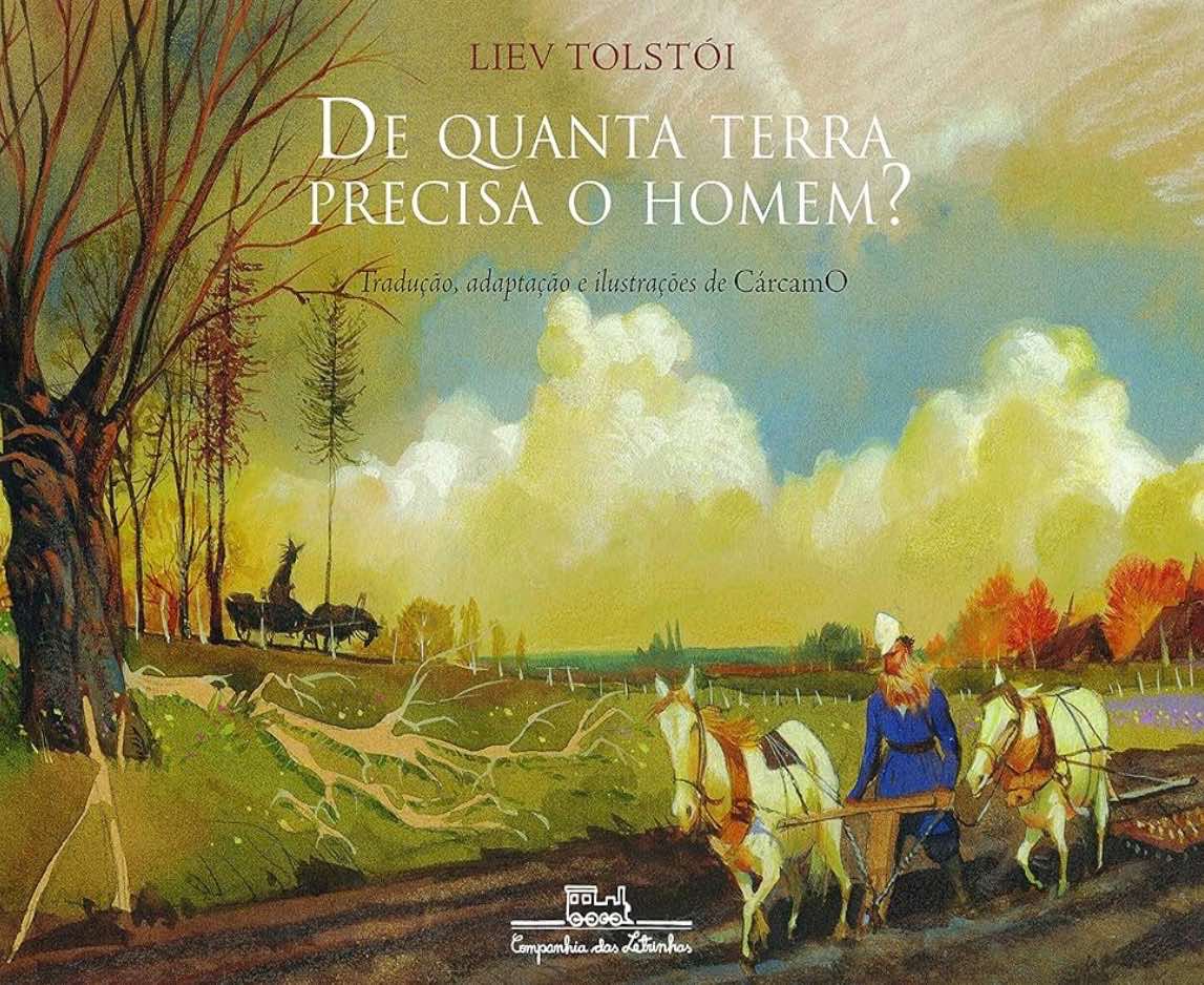 Capa de DE QUANTA TERRA PRECISA O HOMEM?