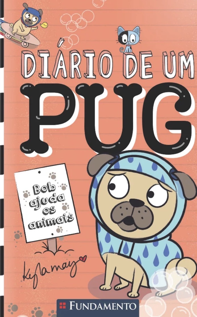 Capa de Diário de um Pug - Bob ajuda os animais