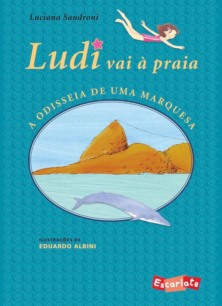 Capa de Ludi vai à praia - A odisseia da marquesa