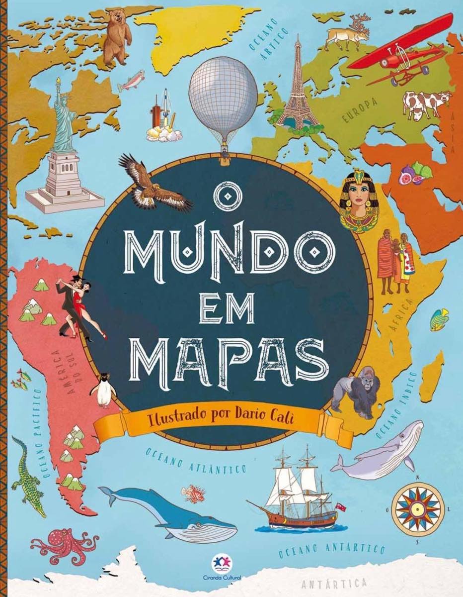 Capa de O mundo em mapas