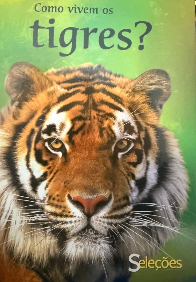 Capa de Como vivem os tigres?