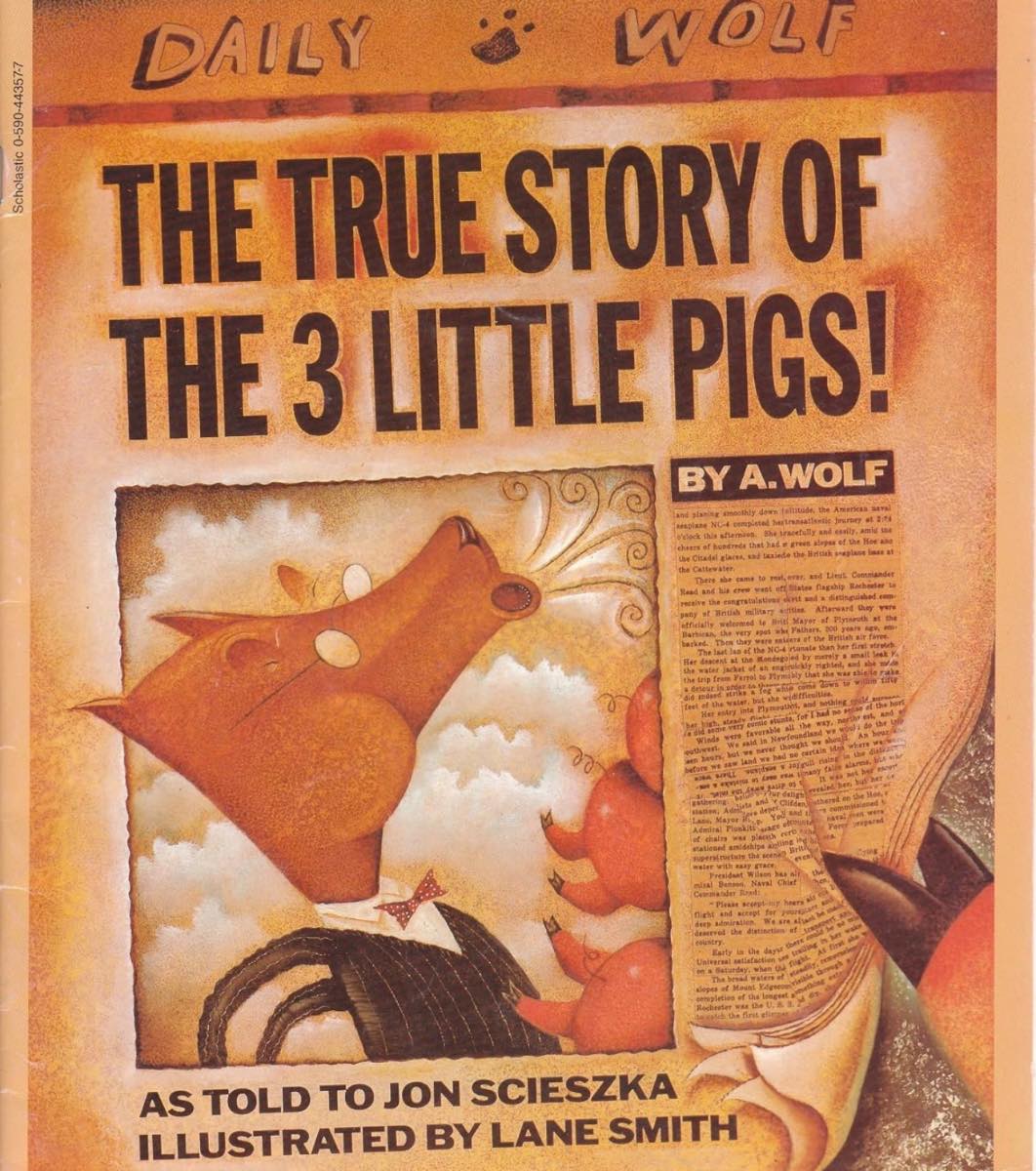 Capa de The True Story of the Three Little Pigs