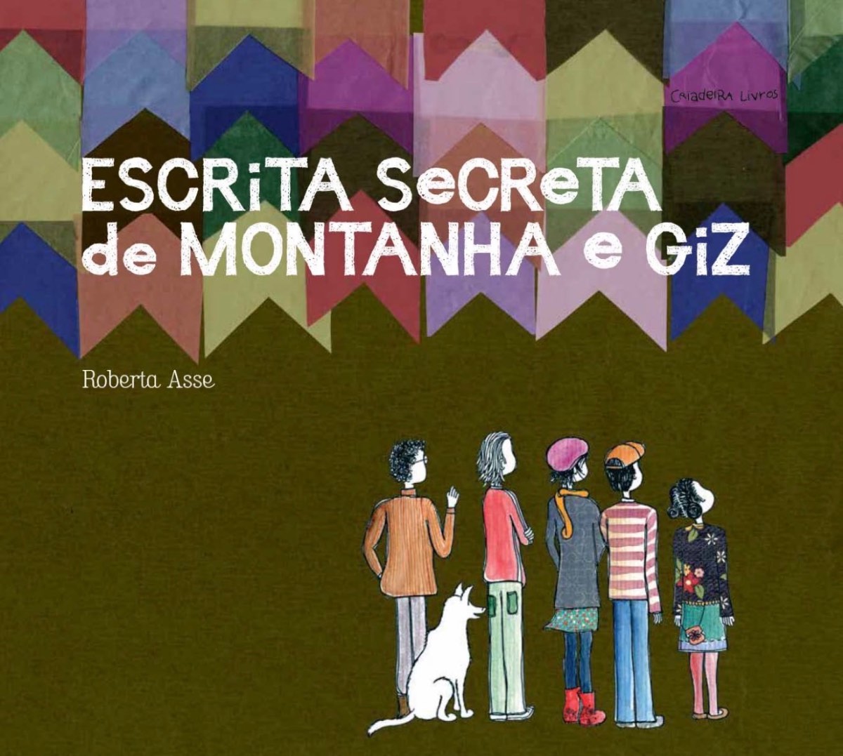 Capa de Escrita secreta de montanha e giz