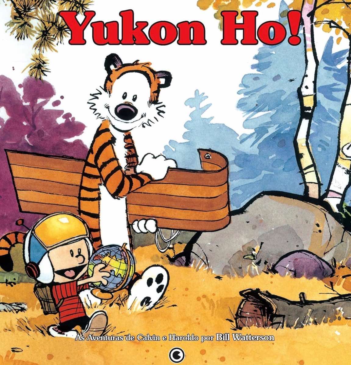 Capa de Calvin e Haroldo- Yukon Ho!