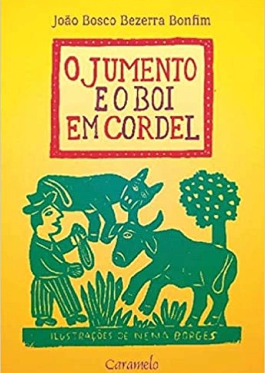 Capa de O jumento e o boi em cordel