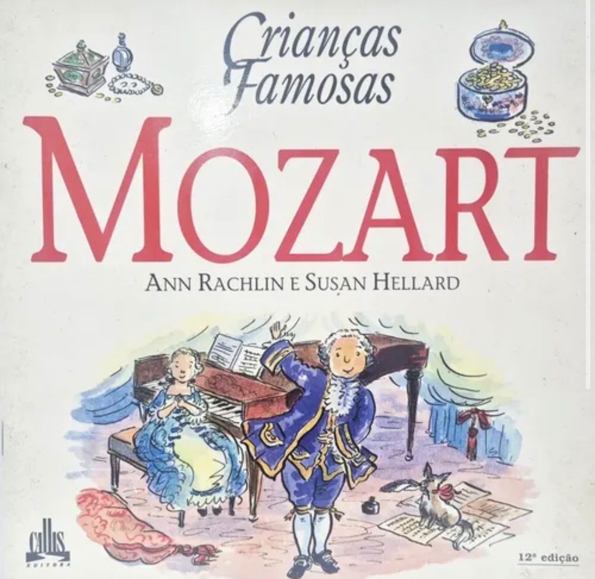Capa de Crianças Famosas- Mozart