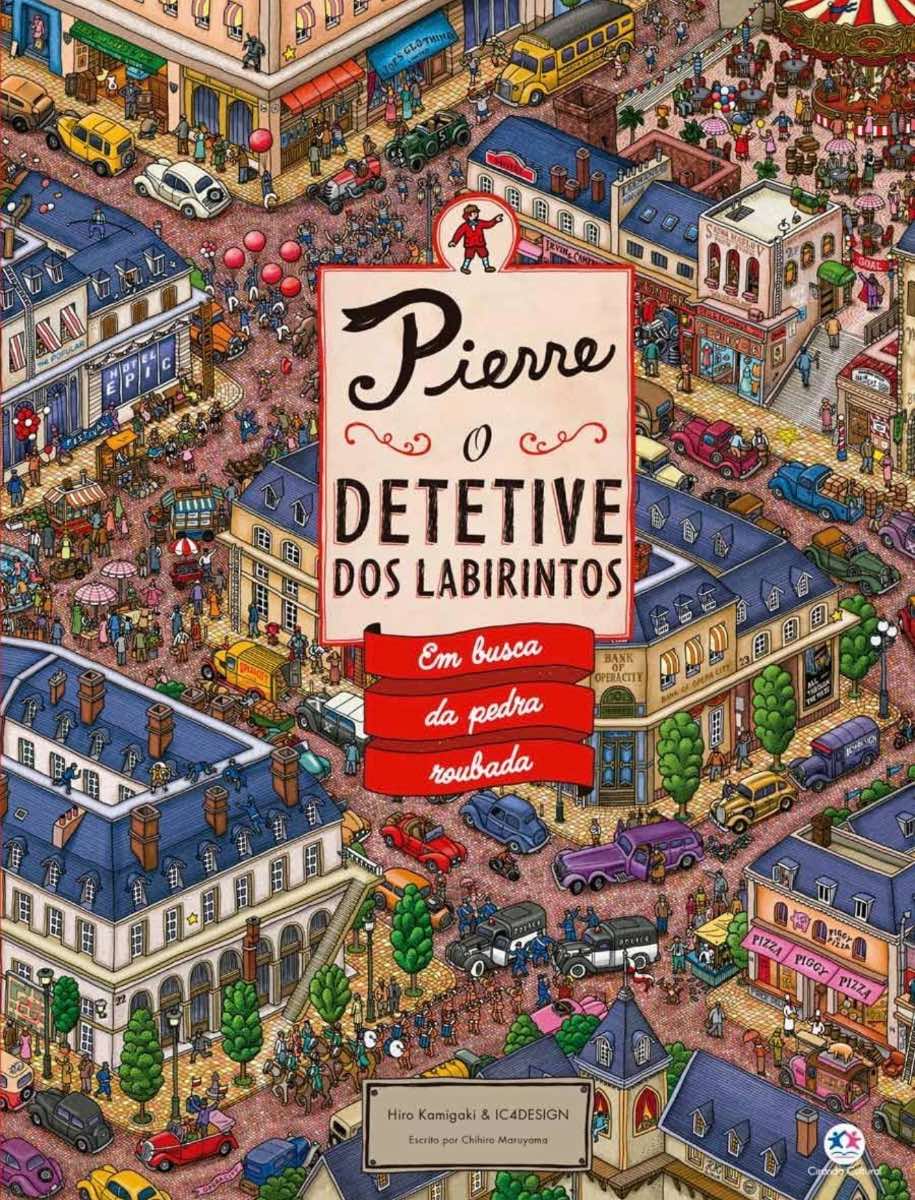 Capa de Pierre - O detetive dos labirintos - Em busca da pedra roubada