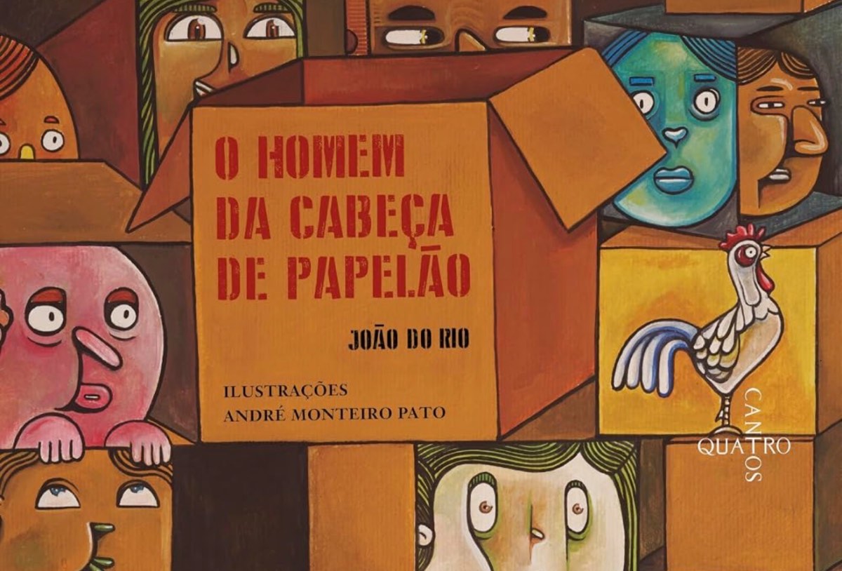 Capa de O homem da cabeça de papelão