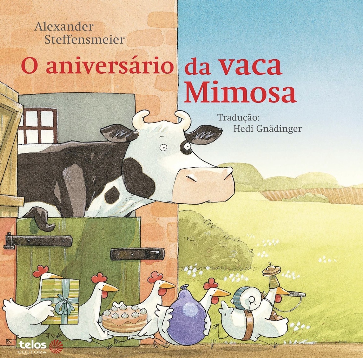 Capa de O aniversário da vaca Mimosa
