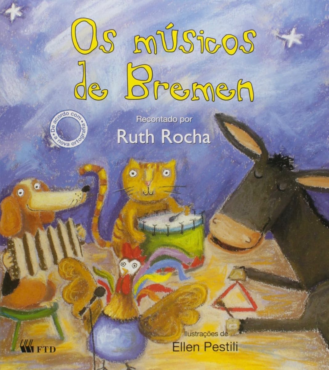 Capa de Os músicos de Bremen