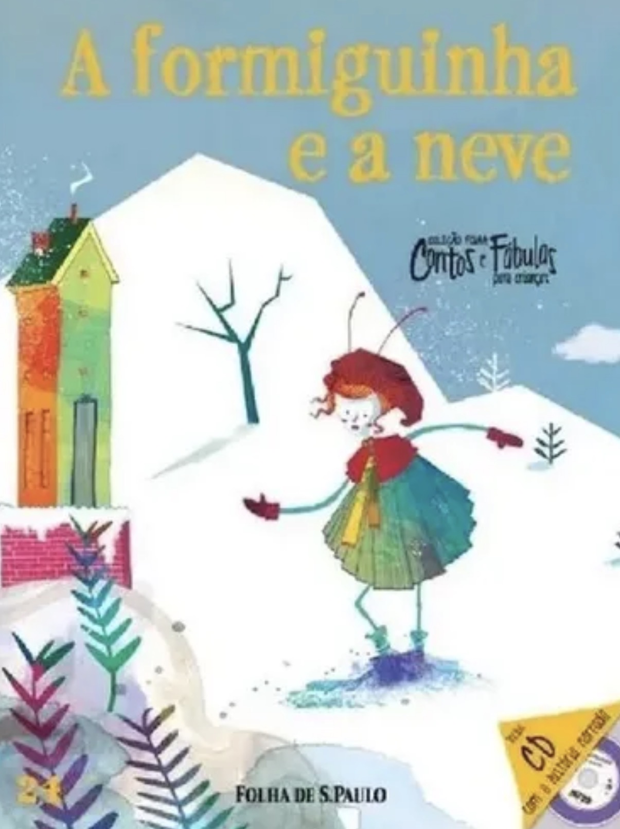 Capa de A formiguinha e a neve