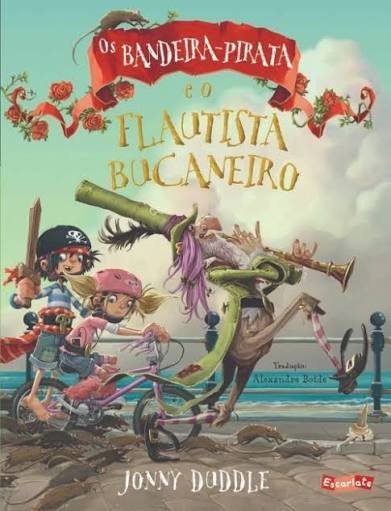 Capa de Os bandeira-pirata e o flautista bucaneiro
