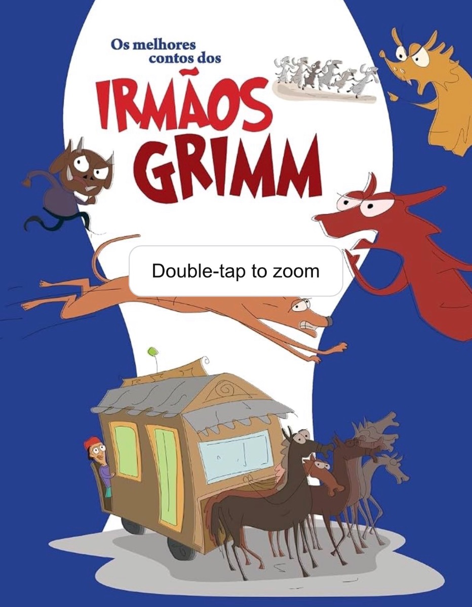 Capa de Os melhores contos dos irmãos Grimm