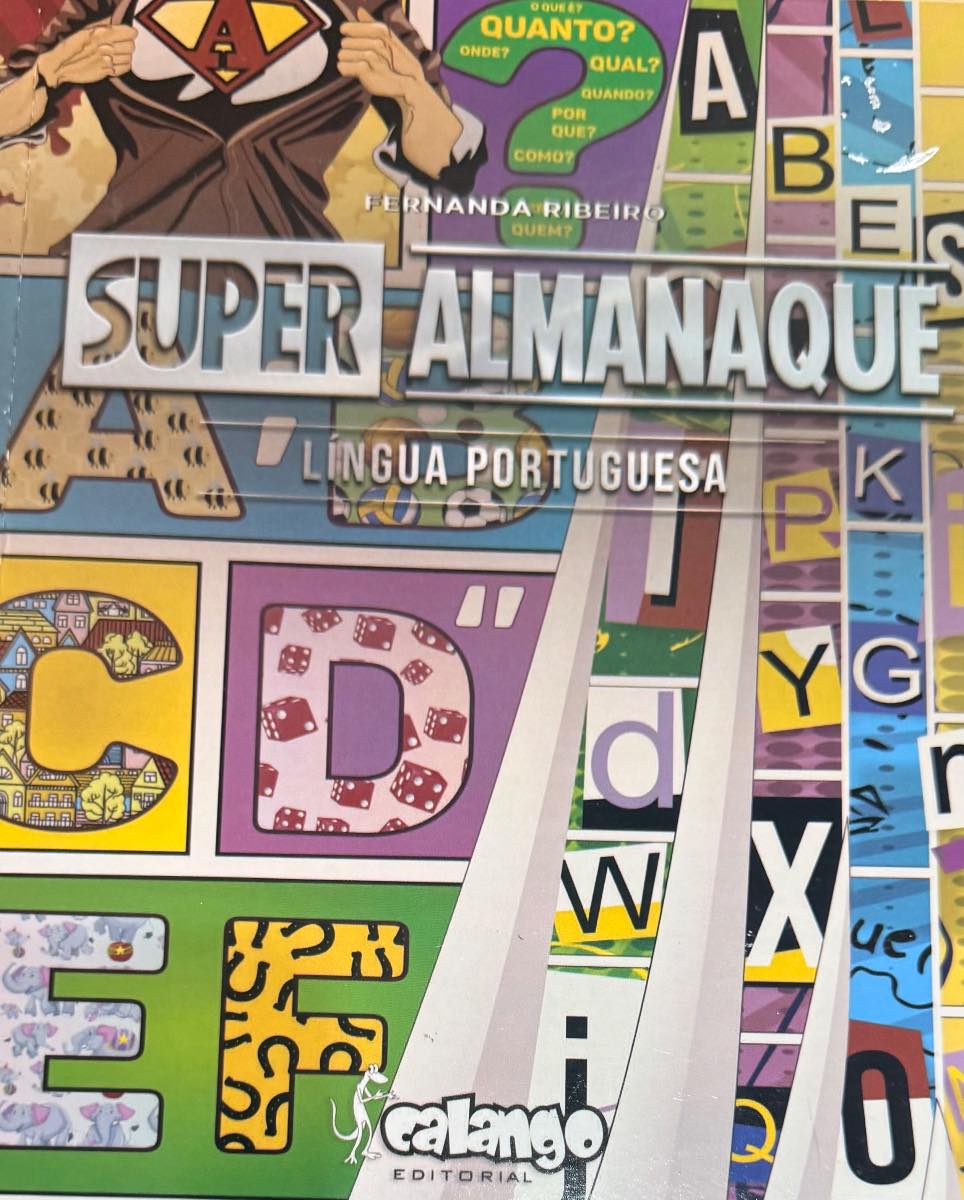 Capa de Super almanaque ilustrado de português
