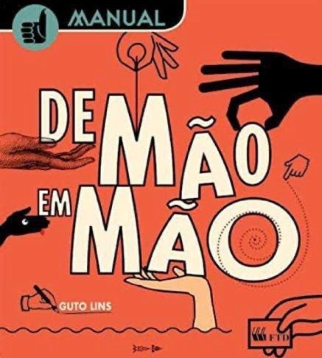 Capa de Manual de mão e mão