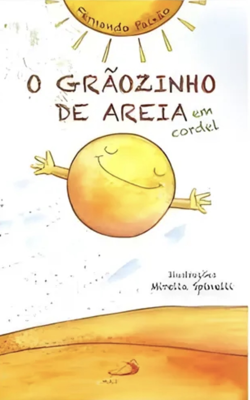 Capa de O Grãozinho de areia em cordel