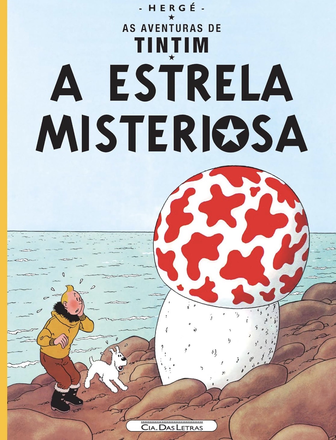 Capa de As aventuras de Tintim- A estrela misteriosa