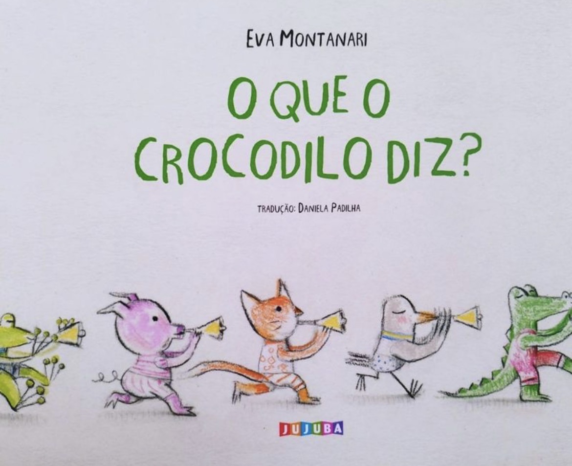 Capa de O que o crocodilo diz?