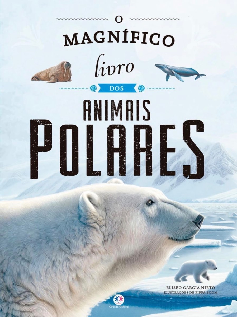 Capa de O magnífico livro dos animais polares