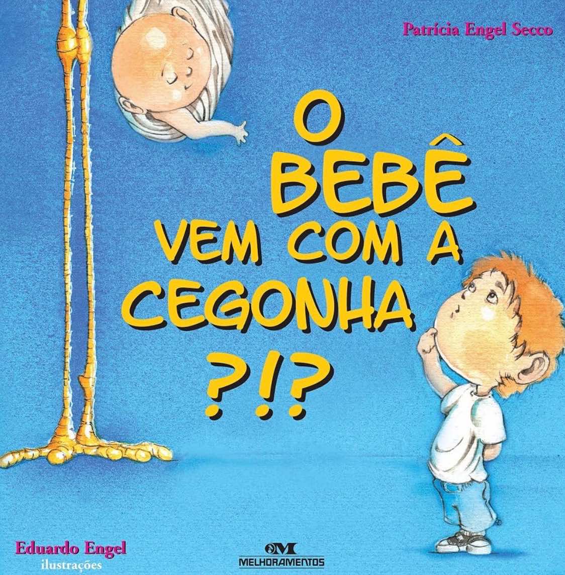 Capa de O BEBE VEM COM A CEGONHA?