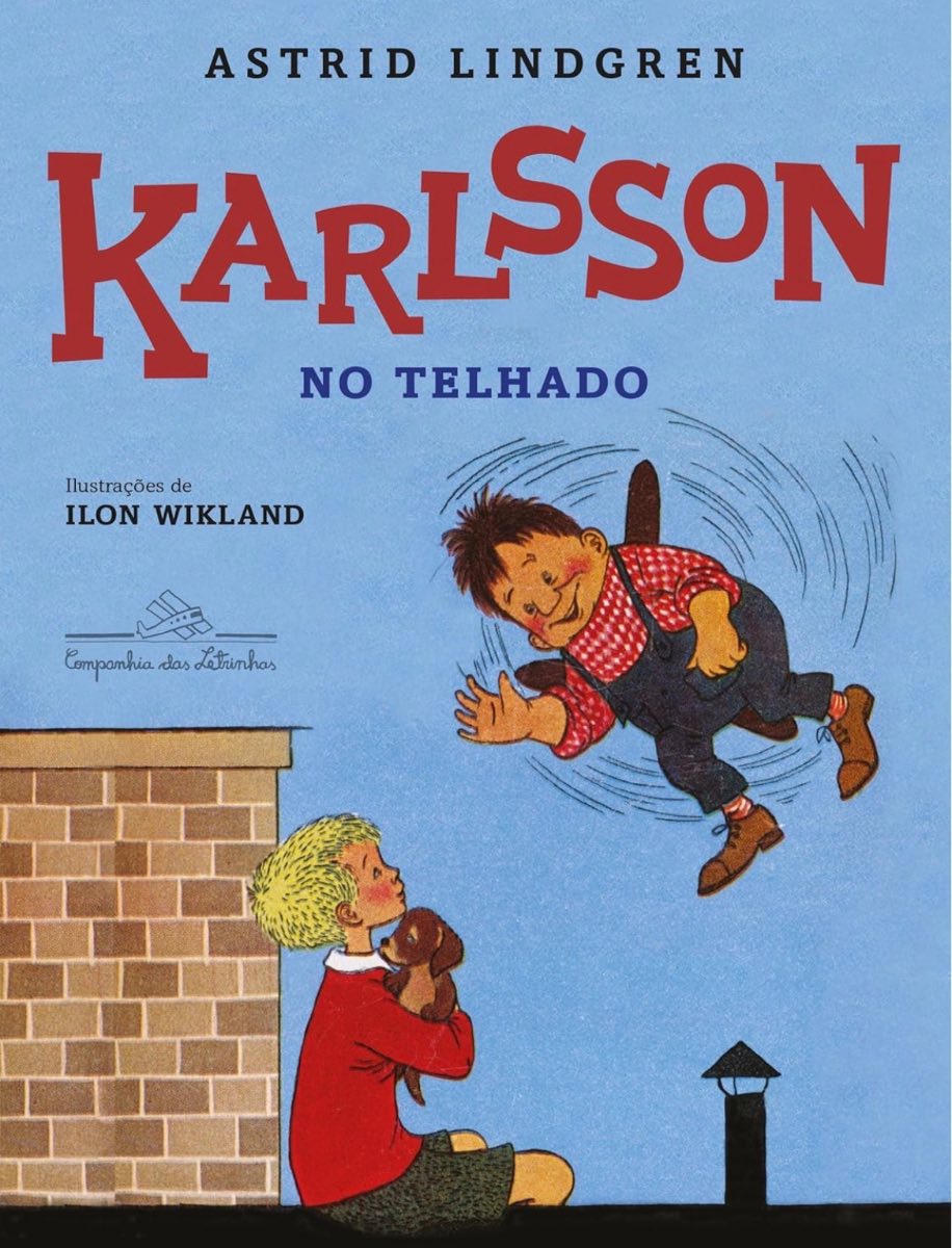 Capa de Karlsson no telhado