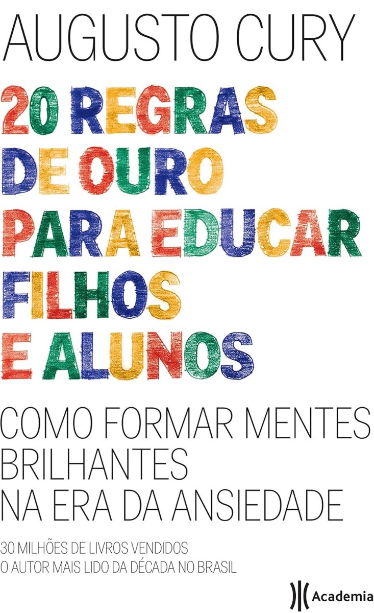 Capa de As regras de ouro para educar filhos e alunos