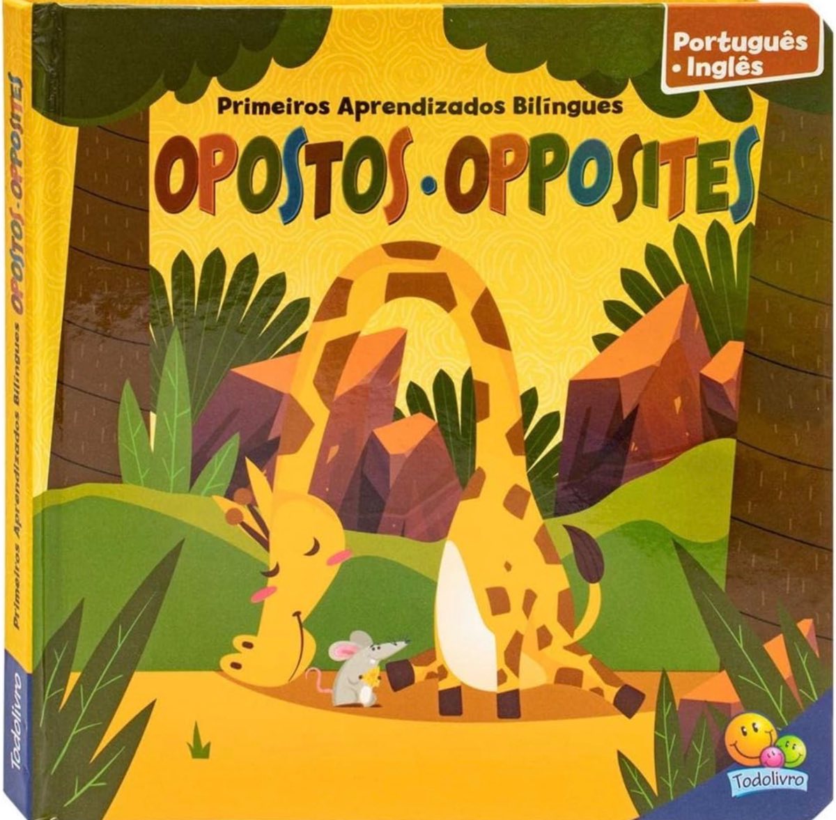 Capa de Primeiros Aprendizados Bilíngues: Opostos