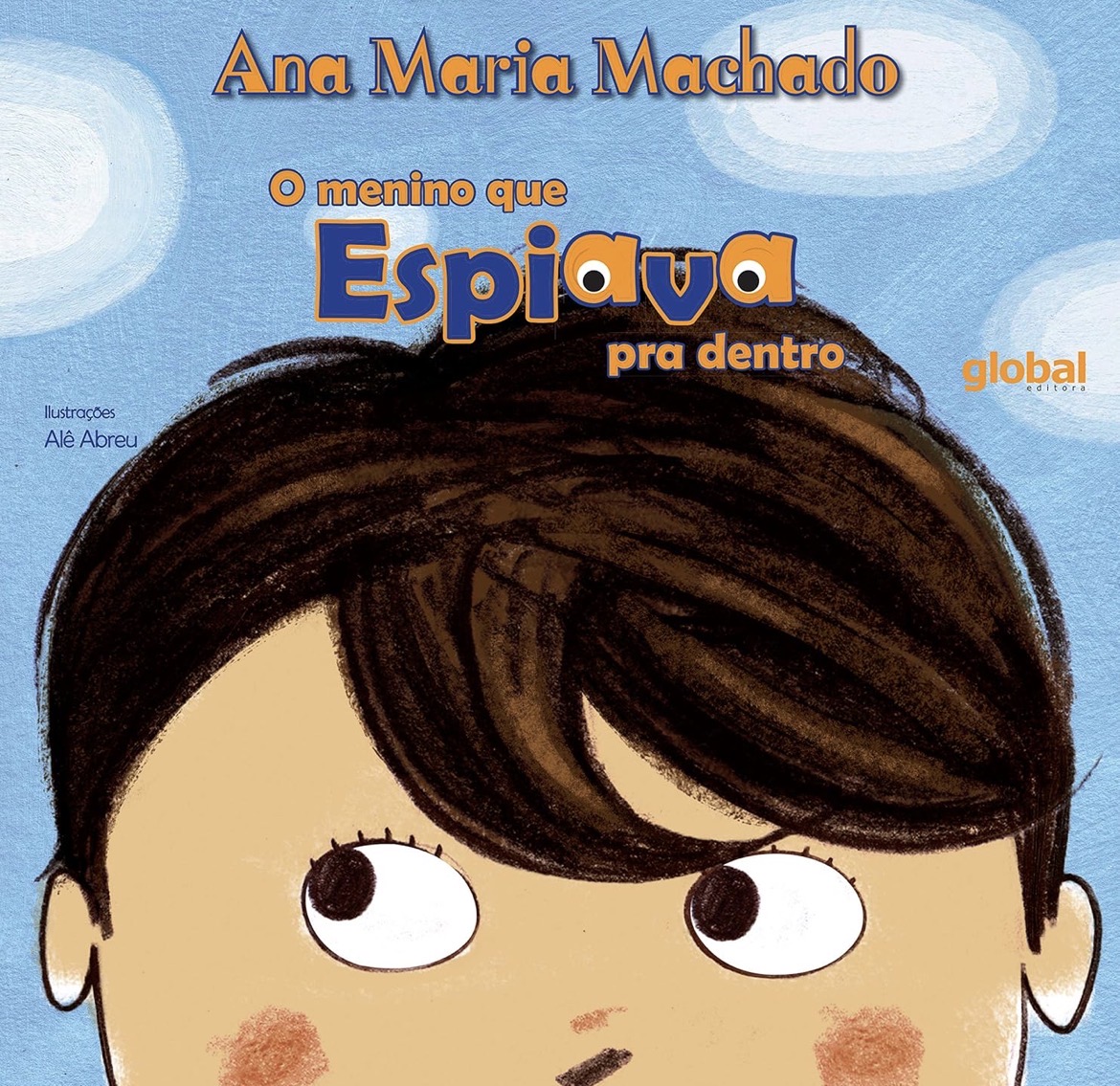 Capa de O menino que espiava pra dentro