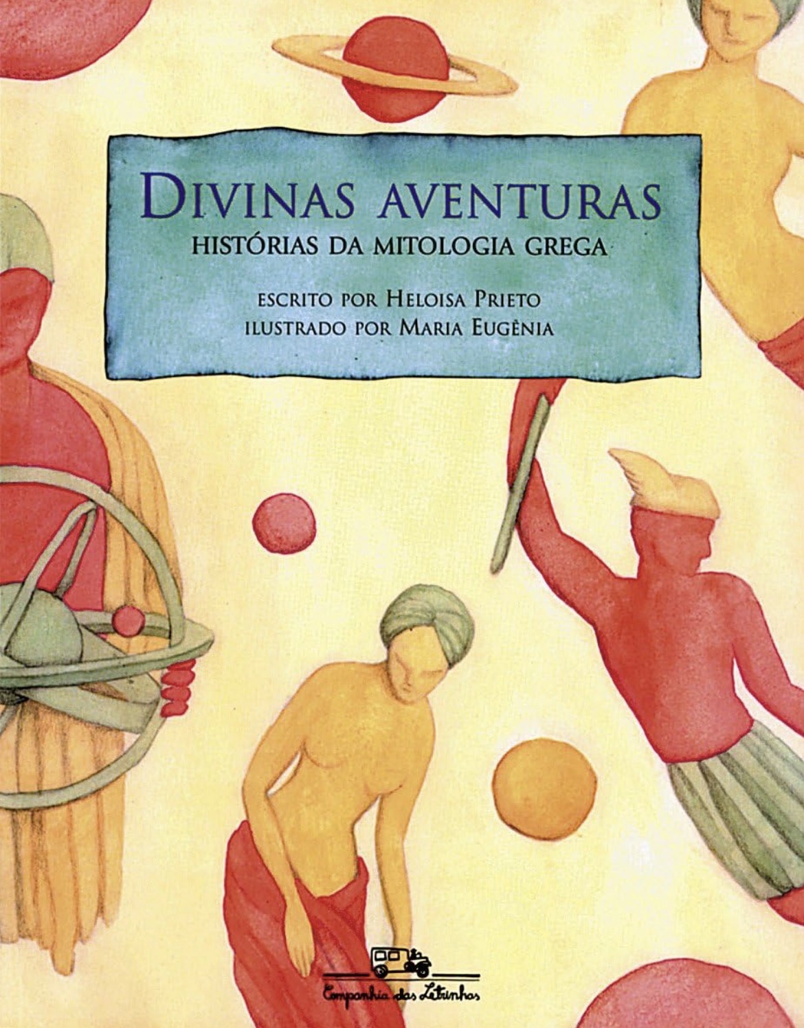 Capa de Divinas aventuras- histórias da mitologia grega