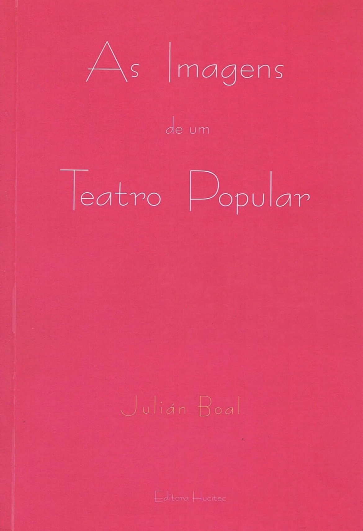 Capa de As imagens de um Teatro popular