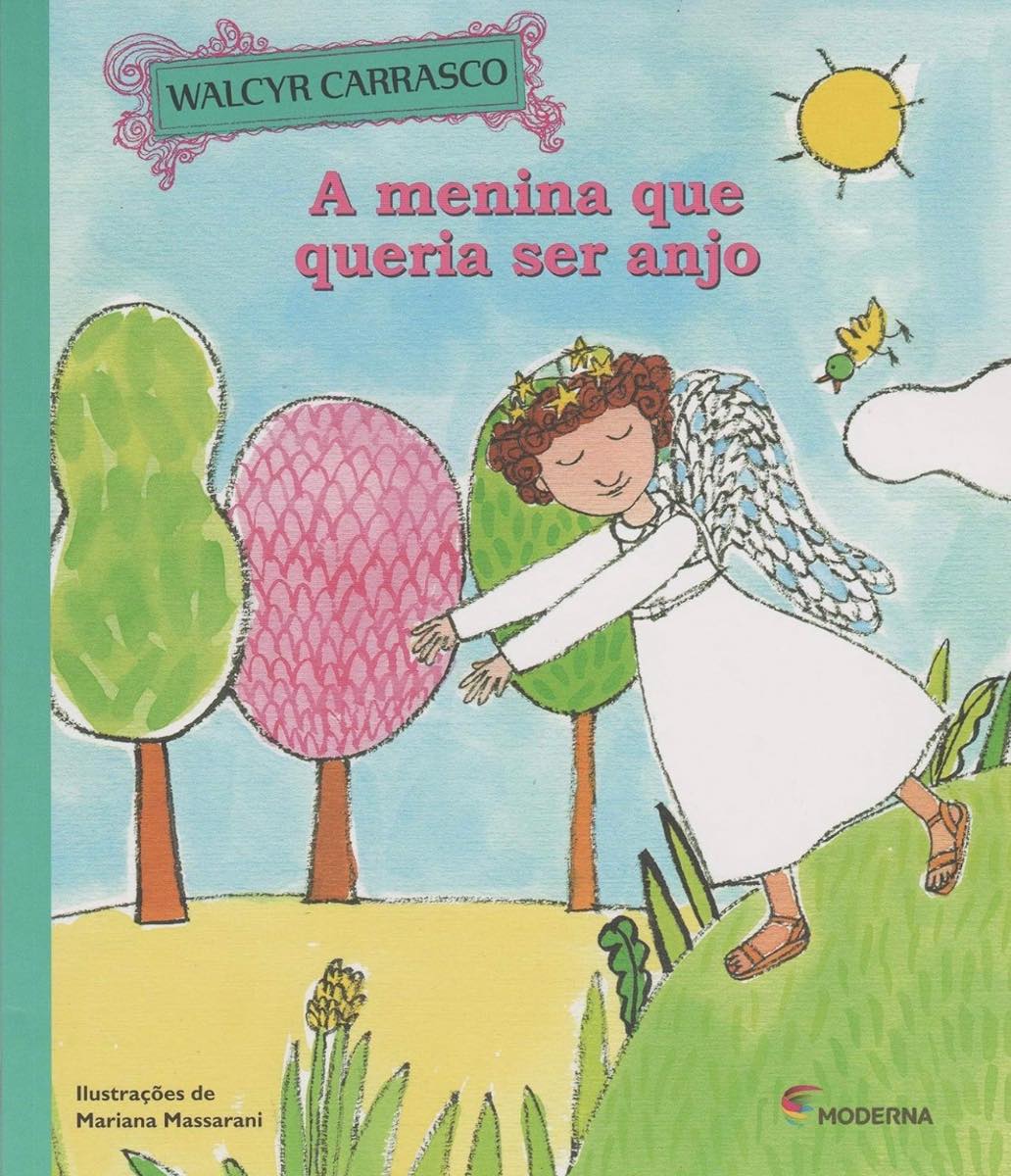 Capa de A menina que queria ser anjo