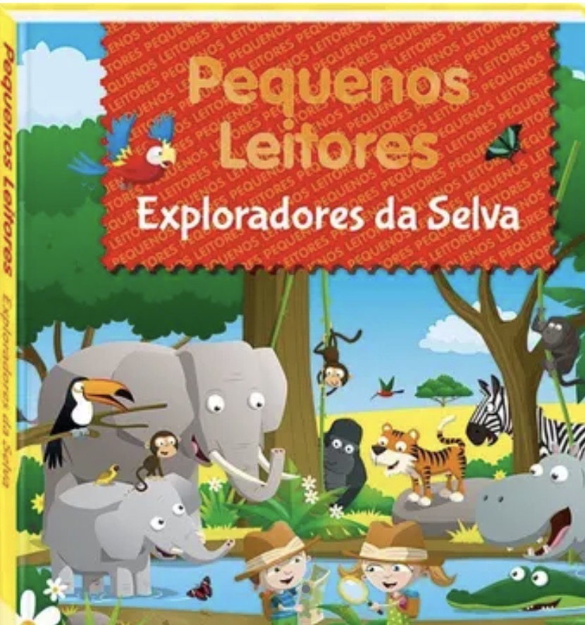 Capa de Pequenos leitores -exploradores da selva