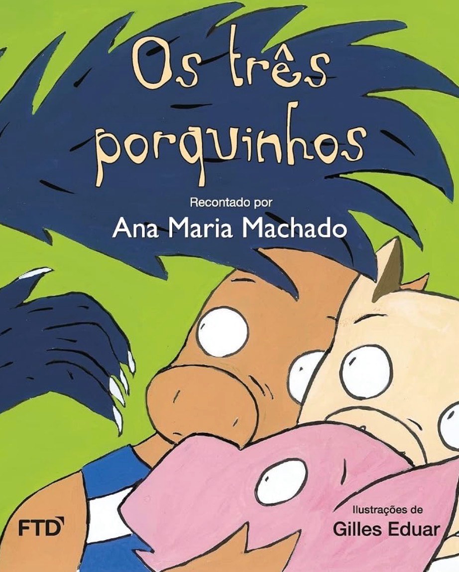 Capa de OS TRES PORQUINHOS - EDICAO RENOVADA