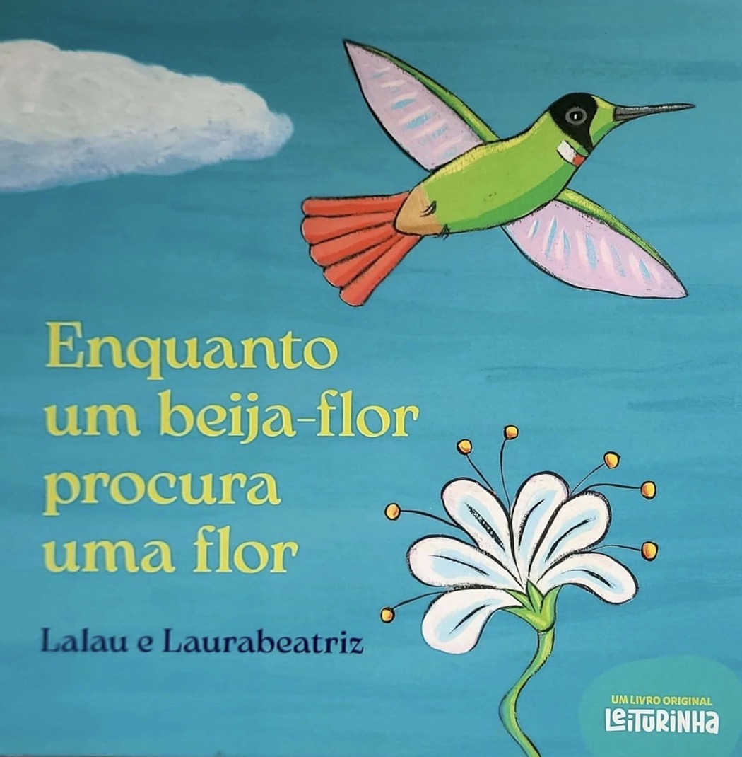 Capa de Enquanto um beija-flor procura uma flor