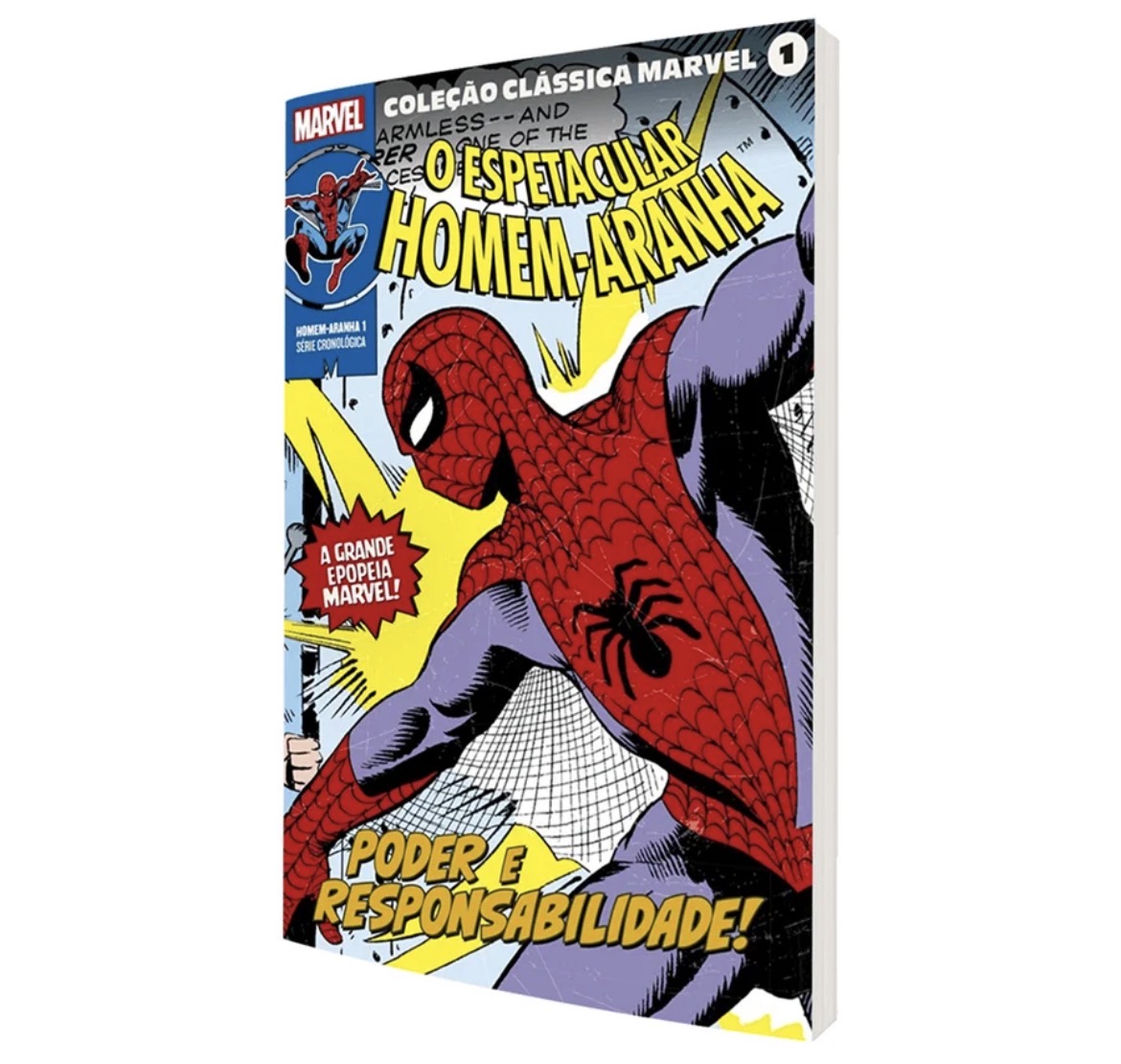 Capa de O espetacular Homem- aranha