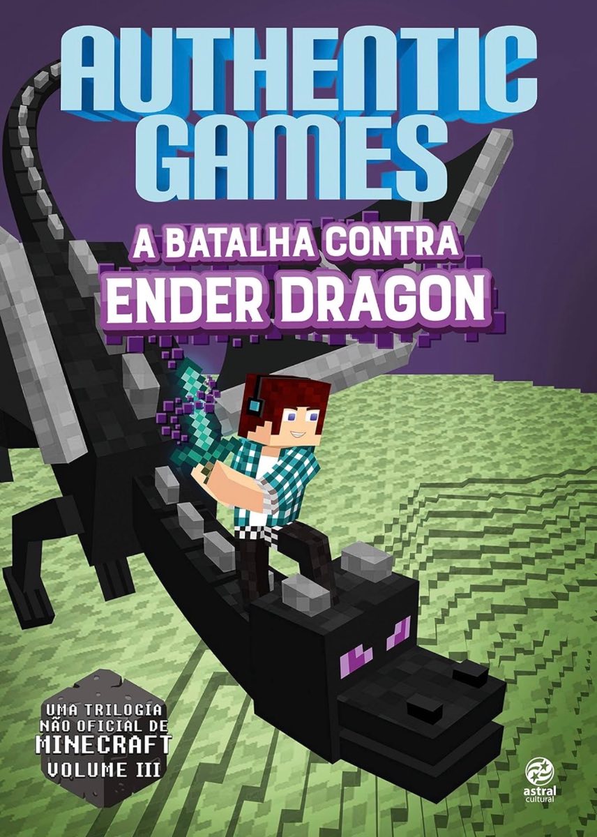 Capa de Authenticgames: a batalha contra o Ender Dragon