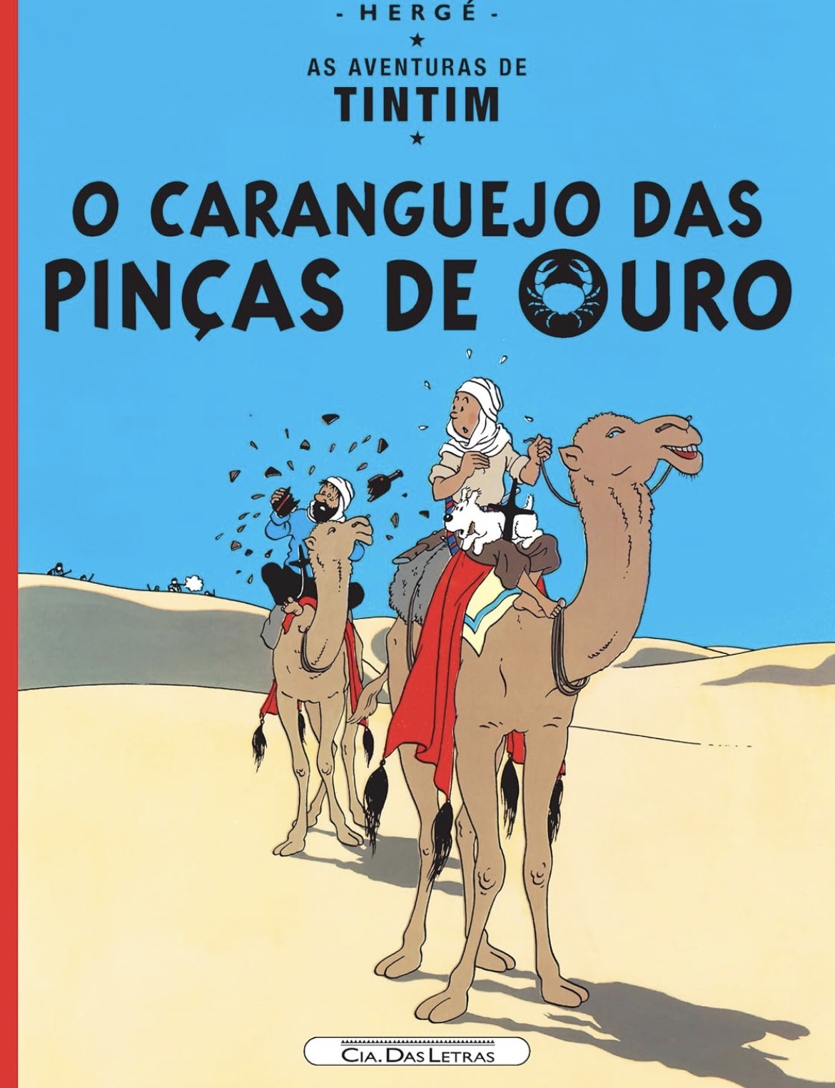 Capa de As aventuras de TinTim- O carangueijo das pinças de ouro