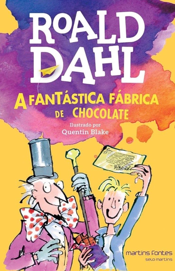 Capa de A fantástica fábrica de chocolate