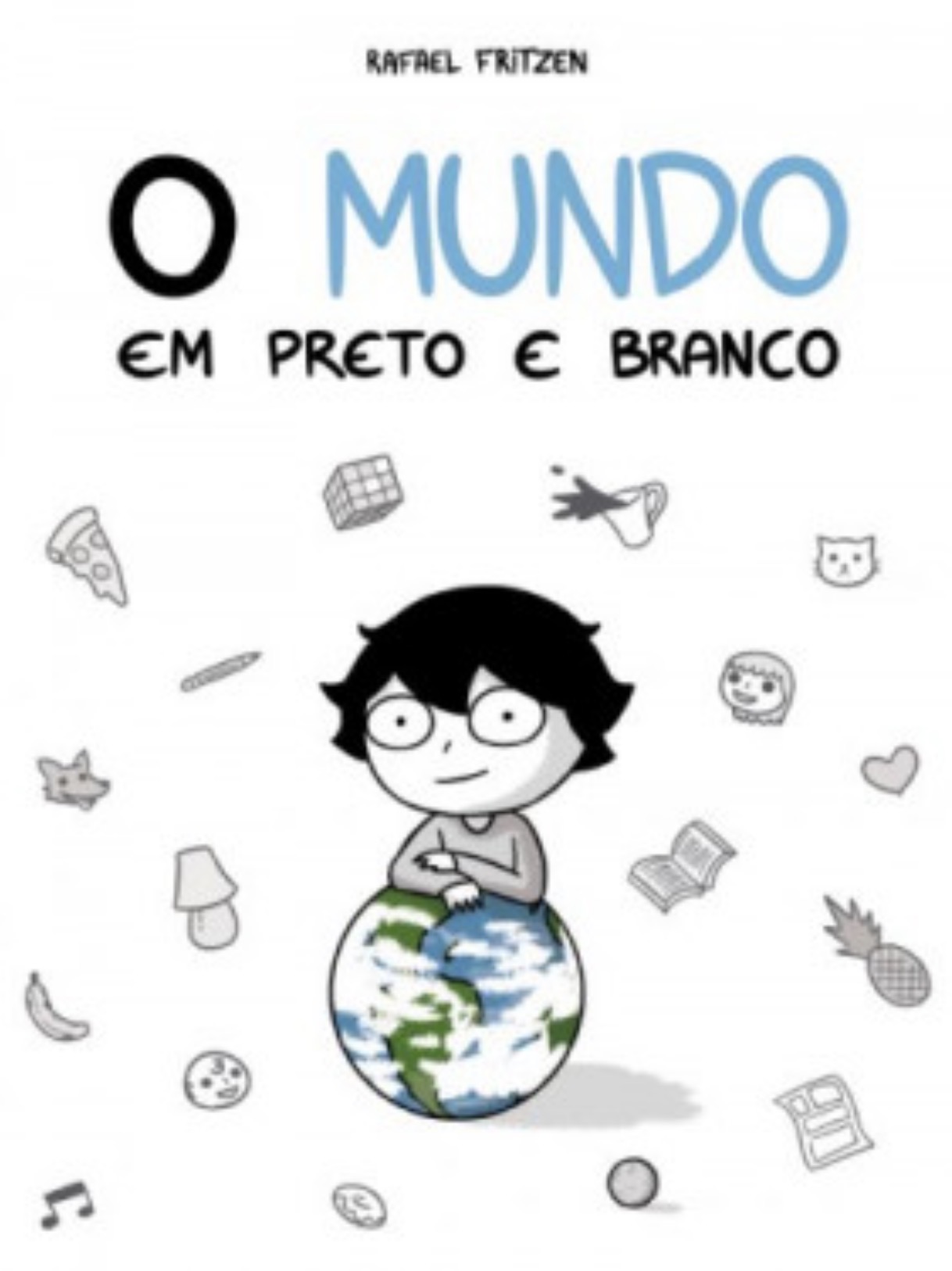 Capa de O mundo em preto e branco