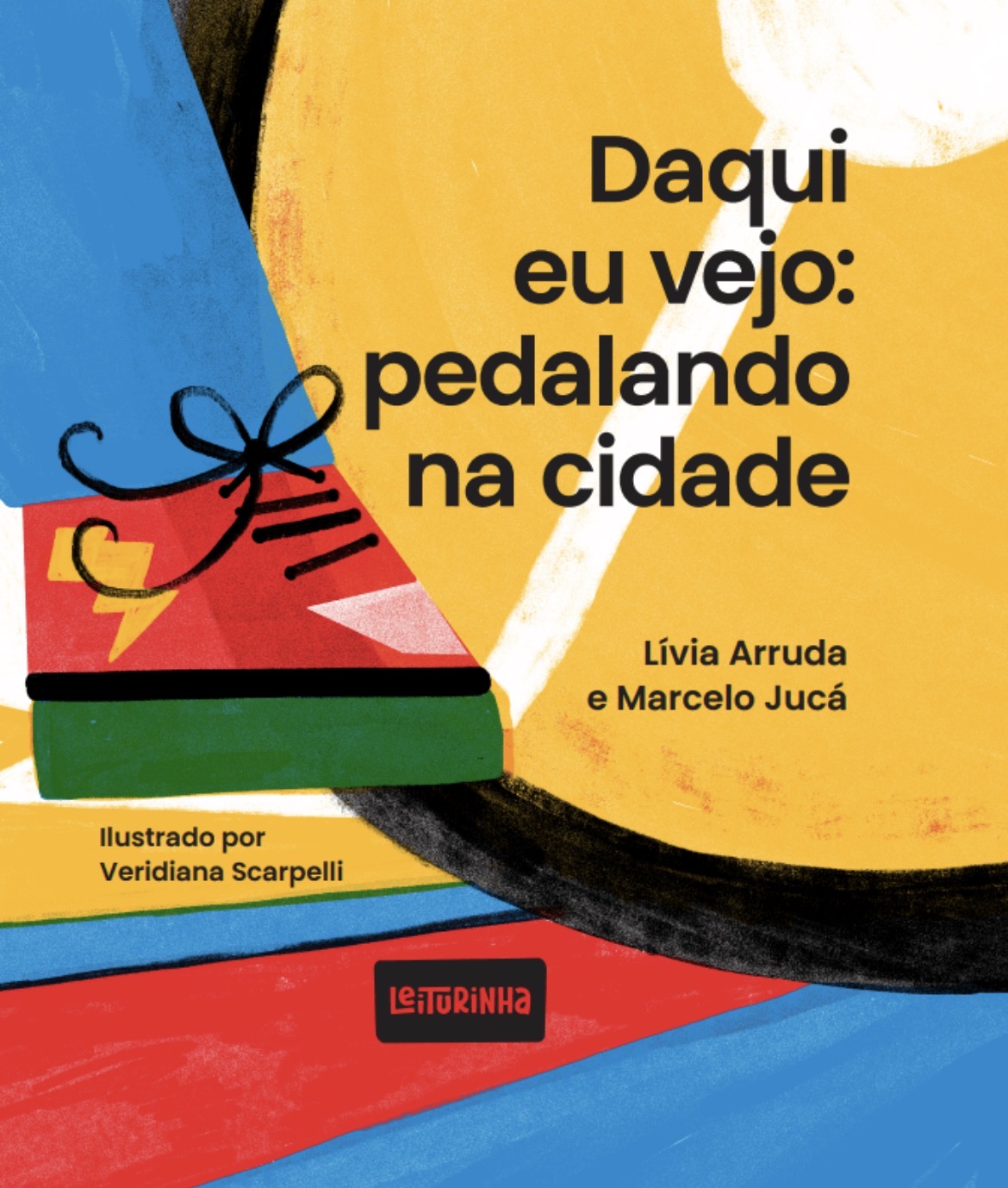 Capa de Daqui eu vejo: pedalando na cidade