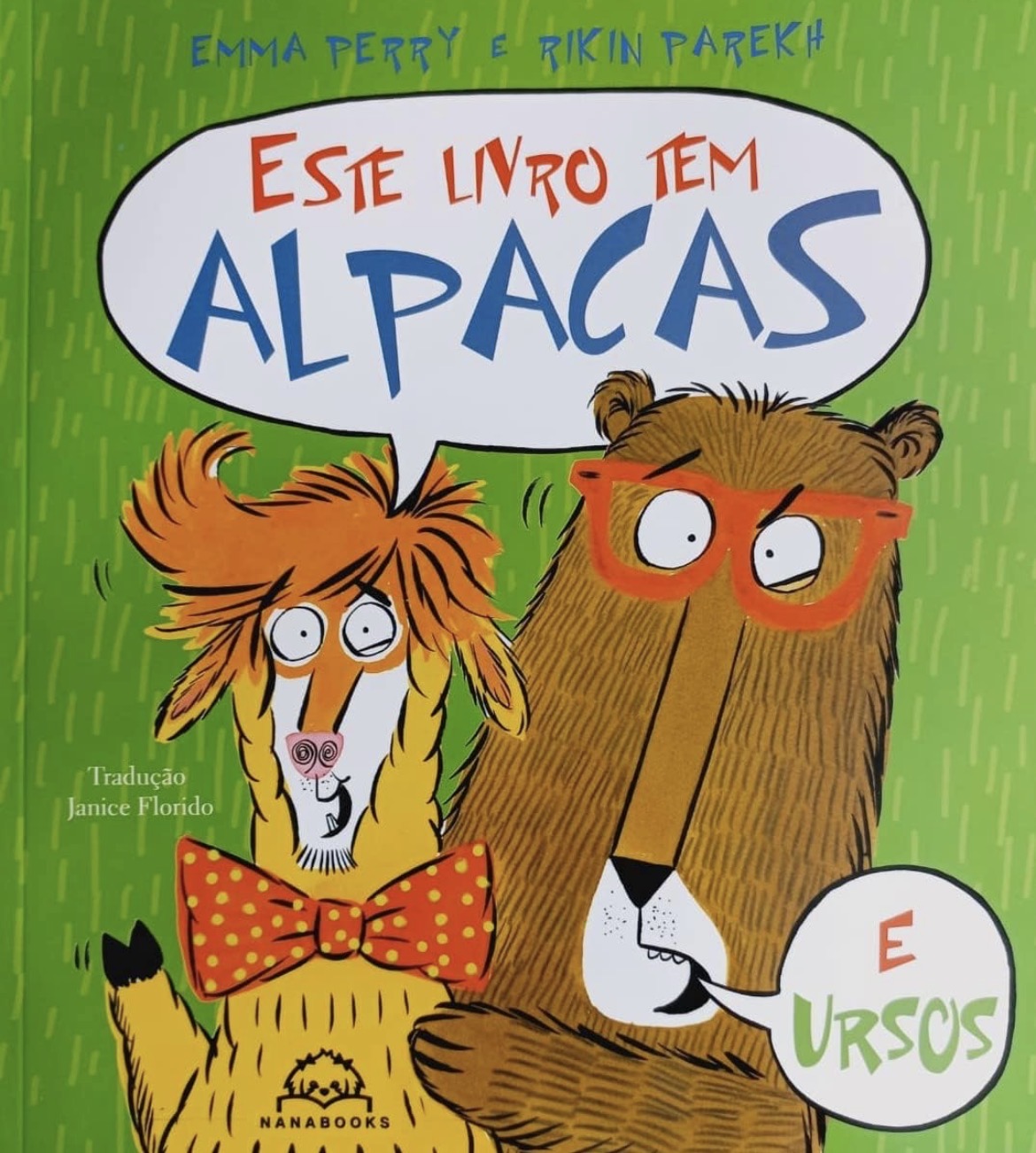Capa de Este livro tem alpacas e ursos