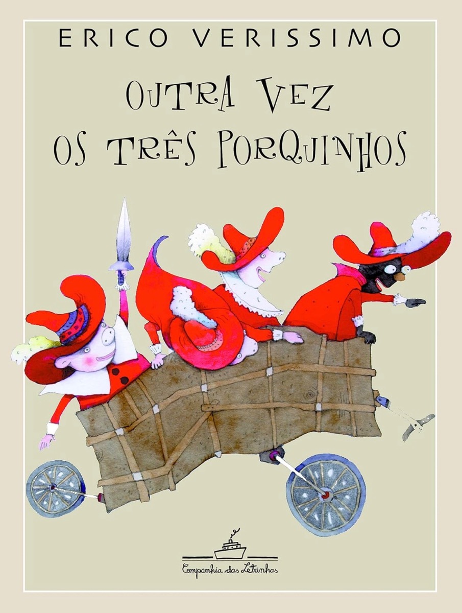 Capa de OUTRA VEZ OS TRES PORQUINHOS