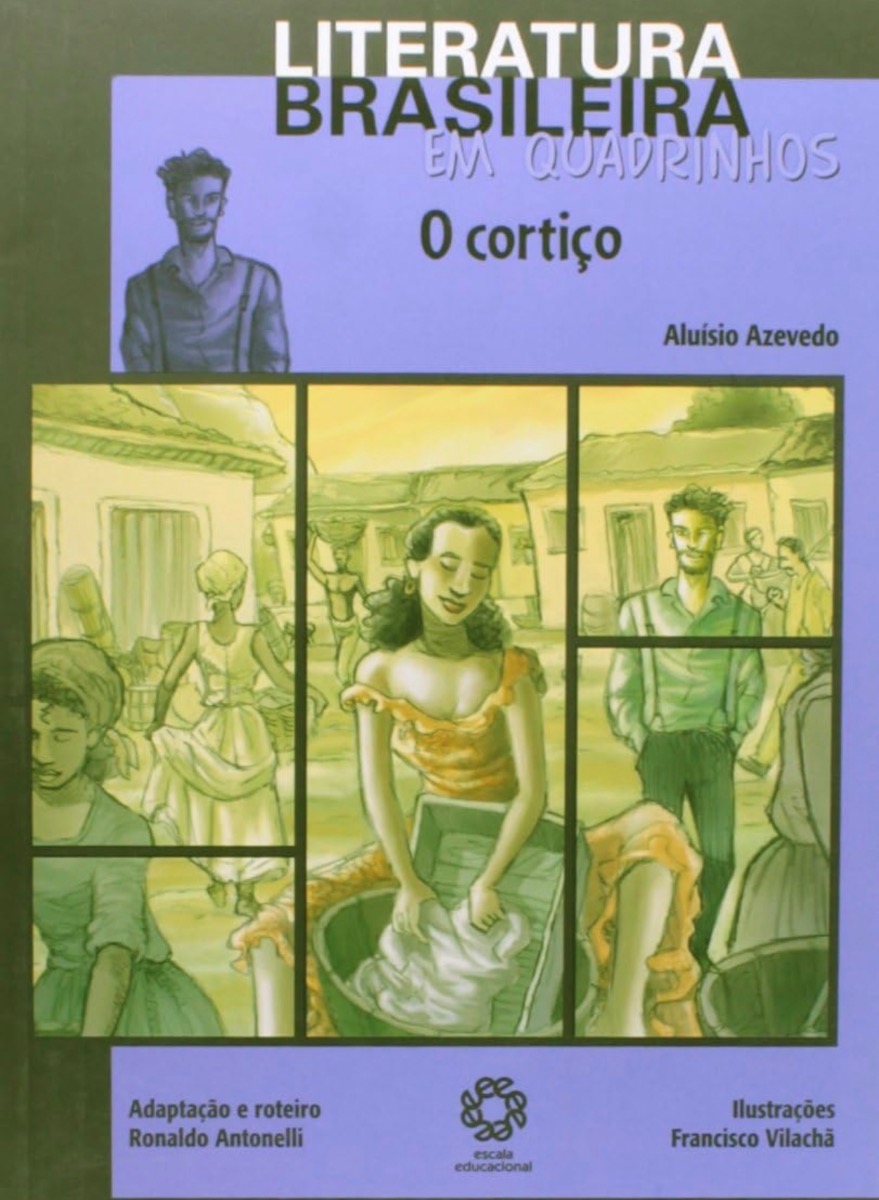 Capa de O cortiço - em Quadrinhos
