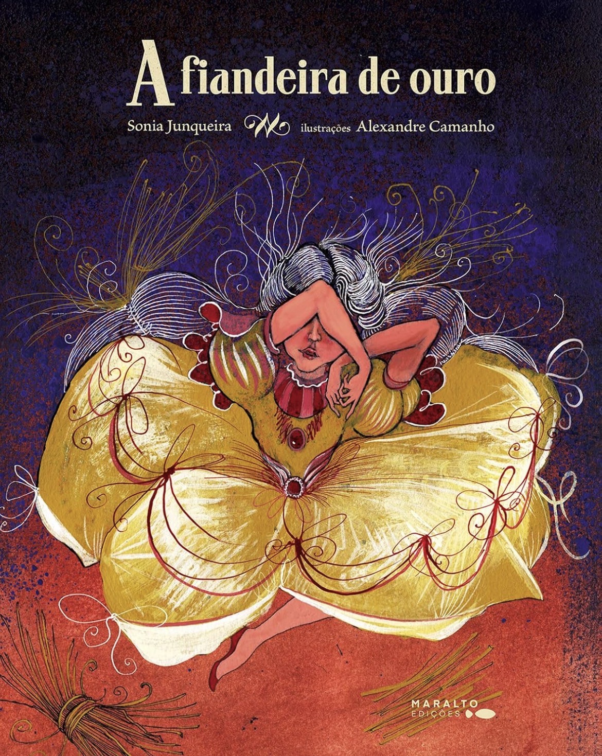 Capa de A fiandeira de ouro