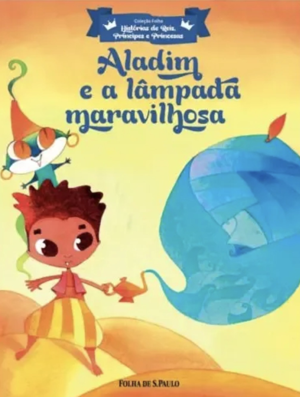Capa de Aladim e a lâmpada maravilhosa