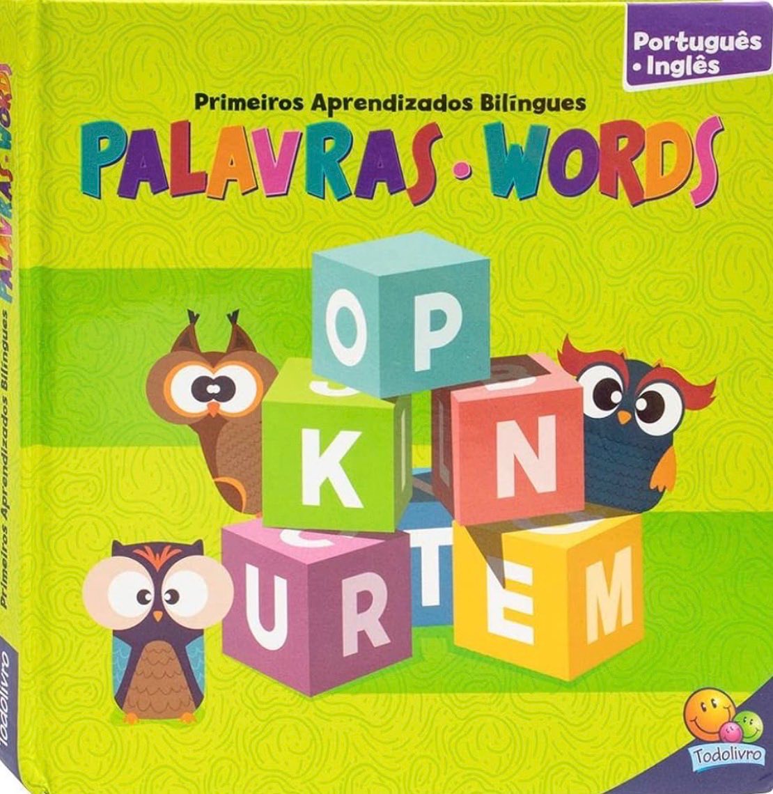 Capa de Primeiros Aprendizados Bilíngues: Palavras